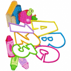 School Embroidery Design 3 School Embroidery Design 3